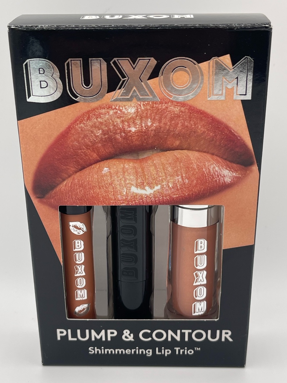 Buxom Plump & Contour Shimmering Lip Trio Mini Size  New in box